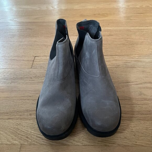 Sorel Emilie II Waterproof Leather Chelsea Boots Quarry Gray Women's Size 9.5 - Picture 5 of 13